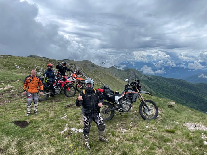 Ride the Jahorina TET Loop near Sarajevo — a scenic, beginner-friendly adventure motorcycle route featuring gravel, forest trails, and panoramic Dinaric Alps views. Perfect for riders exploring Bosnia on the Trans Euro Trail.