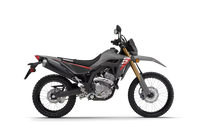Honda CRF300L 2025 Swift Grey side view  dual sport adventure motorcycle rental in Bosnia by Xplore Bosnia