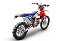 KTM EXC 350 rear side view – enduro motorcycle for rent in Bosnia with Xplore Bosnia